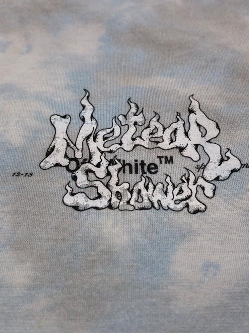 OFFWHITE（オフホワイト）OFFWHITE (オフホワイト) Meteor Shower print T-shirt スカイブルー サイズ:XSの古着・服飾アイテム