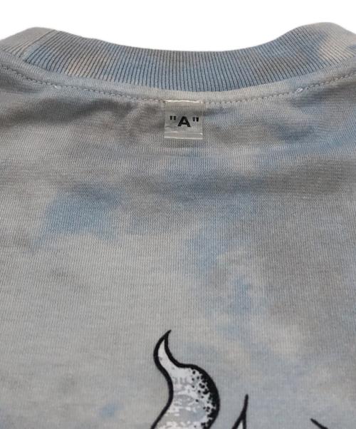 OFFWHITE（オフホワイト）OFFWHITE (オフホワイト) Meteor Shower print T-shirt スカイブルー サイズ:XSの古着・服飾アイテム
