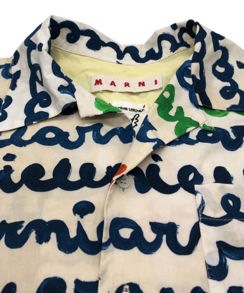 MARNI（マルニ）MARNI (マルニ) Stripe Bowling Shirt ベージュ サイズ:44の古着・服飾アイテム