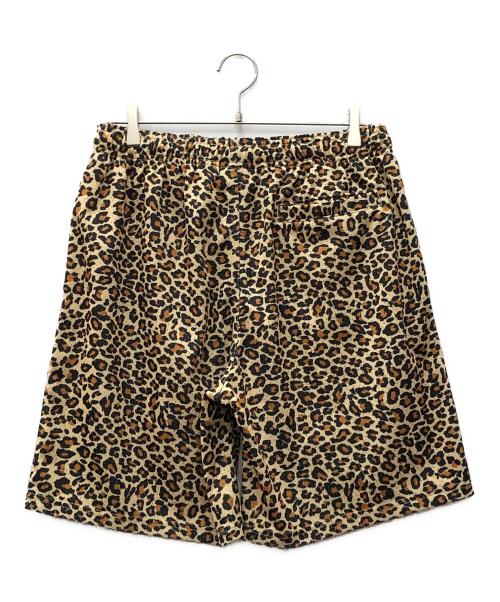 stussy（ステューシー）stussy (ステューシー) Basic Mesh Shorts Leopard ベージュ サイズ:Mの古着・服飾アイテム
