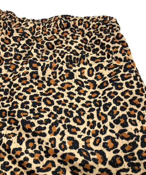 stussy（ステューシー）stussy (ステューシー) Basic Mesh Shorts Leopard ベージュ サイズ:Mの古着・服飾アイテム