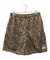 stussy（ステューシー）の古着「Basic Mesh Shorts Leopard」｜ベージュ