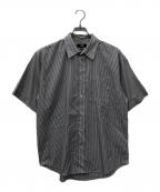 stussyステューシー）の古着「BOXY SS SHIRT 8 BALL STRIPE」｜グレー