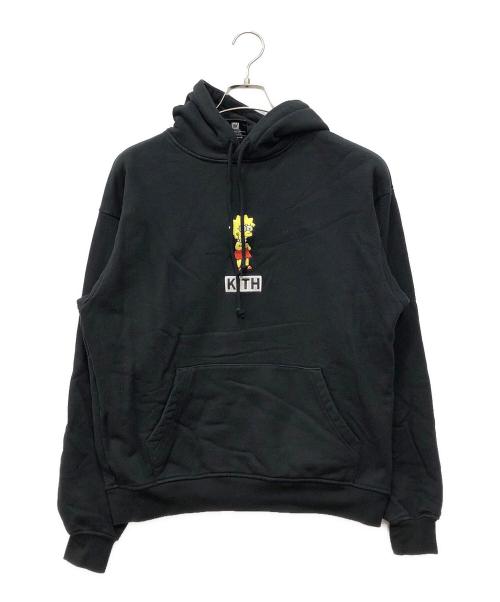 KITH（キス）KITH (キス) THE SIMPSONS (ザ シンプソンズ) プルオーバーパーカー ブラック サイズ:Sの古着・服飾アイテム
