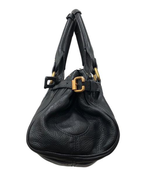 Chloe（クロエ）Chloe (クロエ) パディントン レザーハンドバッグ ブラックの古着・服飾アイテム