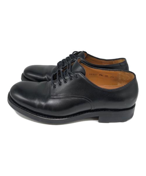 Jalan Sriwijaya（ジャランスリウァヤ）Jalan Sriwijaya (ジャランスリウァヤ) プレーントゥシューズ ブラック サイズ:6 1/2の古着・服飾アイテム