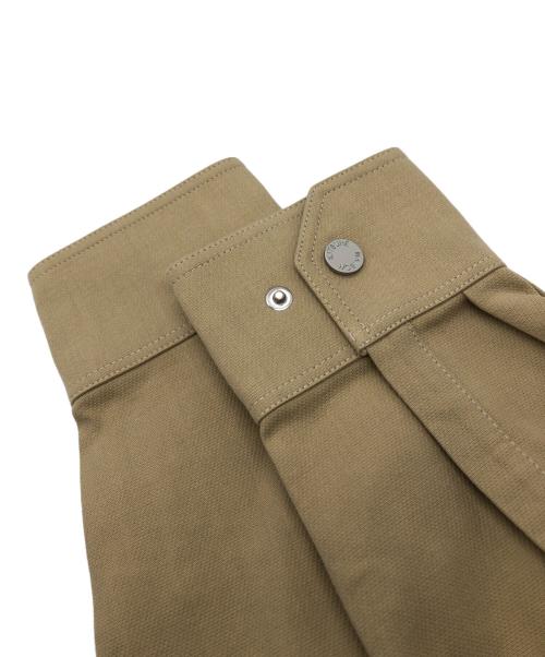 maison kitsune（メゾンキツネ）maison kitsune (メゾンキツネ) Snaps Overshirt Sand ベージュ サイズ:XS 未使用品の古着・服飾アイテム