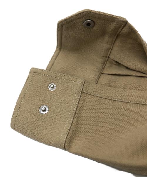 maison kitsune（メゾンキツネ）maison kitsune (メゾンキツネ) Snaps Overshirt Sand ベージュ サイズ:XS 未使用品の古着・服飾アイテム