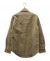 maison kitsune (メゾンキツネ) Snaps Overshirt Sand ベージュ サイズ:XS 未使用品：12000円
