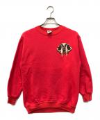 SANTA CRUZサンタクルーズ）の古着「クルーネックスウェット」｜レッド