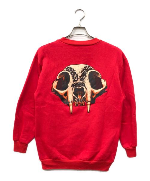 SANTA CRUZ（サンタクルーズ）SANTA CRUZ (サンタクルーズ) クルーネックスウェット レッド サイズ:Mの古着・服飾アイテム