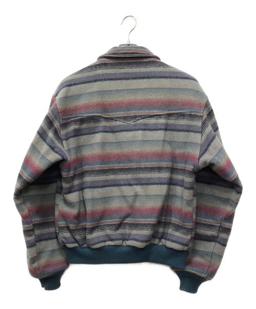 PENDLETON（ペンドルトン）PENDLETON (ペンドルトン) ネイティブボーダージャケット グレー サイズ:Sの古着・服飾アイテム