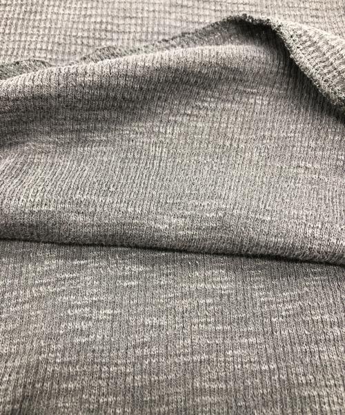 stussy（ステューシー）stussy (ステューシー) PIGMENT DYED SS THERMAL グレー サイズ:Sの古着・服飾アイテム