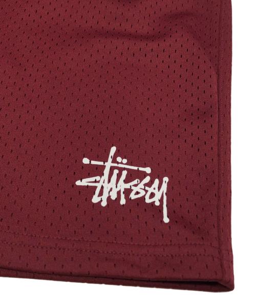 stussy（ステューシー）stussy (ステューシー) BASIC MESH SHORT ボルドー サイズ:Mの古着・服飾アイテム