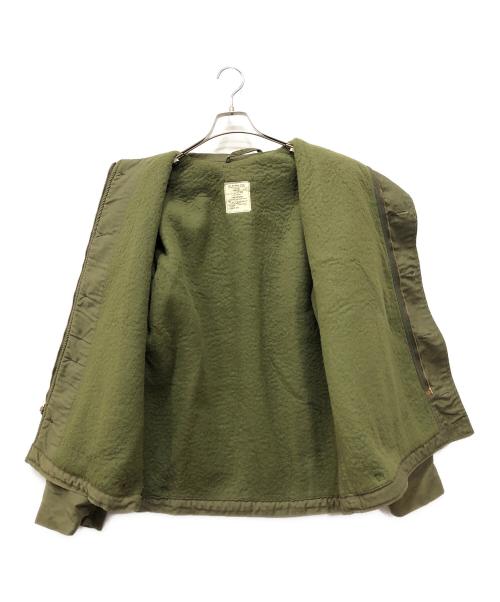 U'S NAVY（ユーエスネイビー）U'S NAVY (ユーエスネイビー) A-2デッキジャケット カーキ サイズ:Lの古着・服飾アイテム