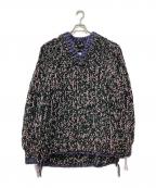 MM6 Maison Margielaエムエムシックスメゾンマルジェラ）の古着「マルチカラーセーター」｜グリーン