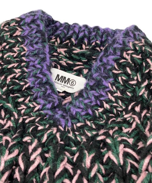 MM6 Maison Margiela（エムエムシックスメゾンマルジェラ）MM6 Maison Margiela (エムエムシックスメゾンマルジェラ) マルチカラーセーター グリーン サイズ:XSの古着・服飾アイテム