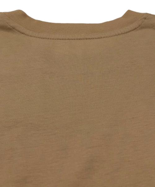 patou（パトゥ）patou (パトゥ) オーガニックコットンロゴTシャツ ベージュ サイズ:不明の古着・服飾アイテム