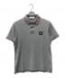 STONE ISLAND（ストーンアイランド）の古着「半袖ポロシャツ」｜グレー