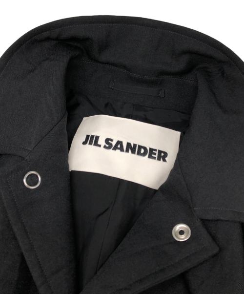 JIL SANDER（ジルサンダー）JIL SANDER (ジルサンダー) SINGLE-BREASTED TAILORED COAT ブラック サイズ:50の古着・服飾アイテム