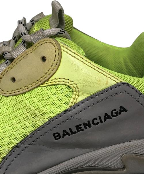 BALENCIAGA（バレンシアガ）BALENCIAGA (バレンシアガ) TRIPLE S/スニーカー イエロー サイズ:27.5cmの古着・服飾アイテム