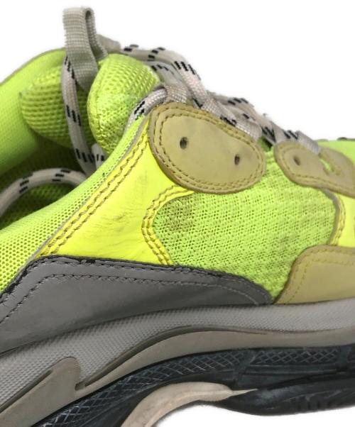 BALENCIAGA（バレンシアガ）BALENCIAGA (バレンシアガ) TRIPLE S/スニーカー イエロー サイズ:27.5cmの古着・服飾アイテム