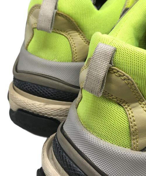 BALENCIAGA（バレンシアガ）BALENCIAGA (バレンシアガ) TRIPLE S/スニーカー イエロー サイズ:27.5cmの古着・服飾アイテム