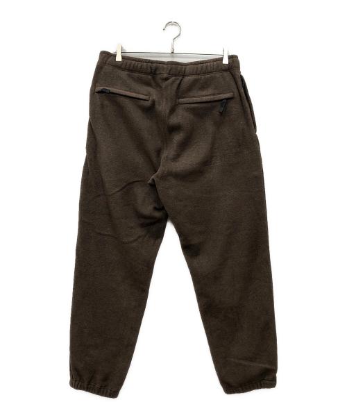 The Ennnoy Professional（ザ エンノイ プロフェッショナル）The Ennnoy Professional (ザ エンノイ プロフェッショナル) CITY FLEECE PANTS ブラウン サイズ:Lの古着・服飾アイテム