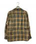 WACKO MARIA (ワコマリア) OMBRE CHECK OPEN COLLAR SHIRT ブラウン サイズ:L：25000円