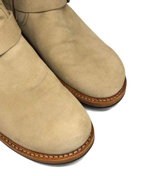 nonnative（ノンネイティブ）nonnative (ノンネイティブ) TRUCKER ZIP UP BOOTS COW LEATHER ベージュ サイズ:8の古着・服飾アイテム