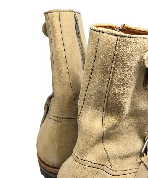 nonnative（ノンネイティブ）nonnative (ノンネイティブ) TRUCKER ZIP UP BOOTS COW LEATHER ベージュ サイズ:8の古着・服飾アイテム