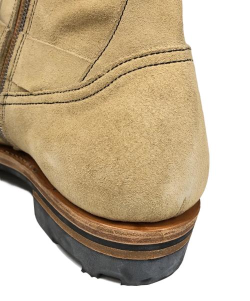 nonnative（ノンネイティブ）nonnative (ノンネイティブ) TRUCKER ZIP UP BOOTS COW LEATHER ベージュ サイズ:8の古着・服飾アイテム