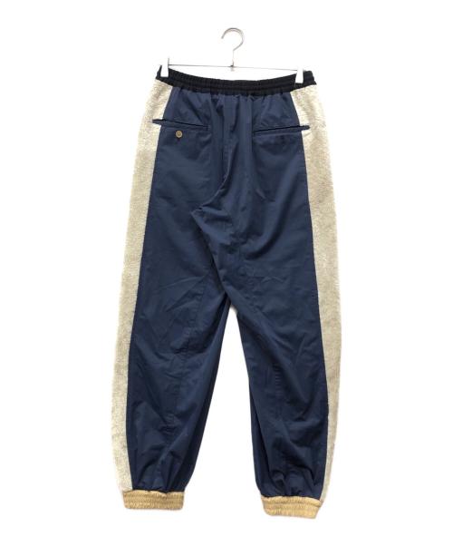 digawel（ディガウェル）DIGAWEL (ディガウェル) 切替ナイロンパンツ ネイビー サイズ:Mの古着・服飾アイテム