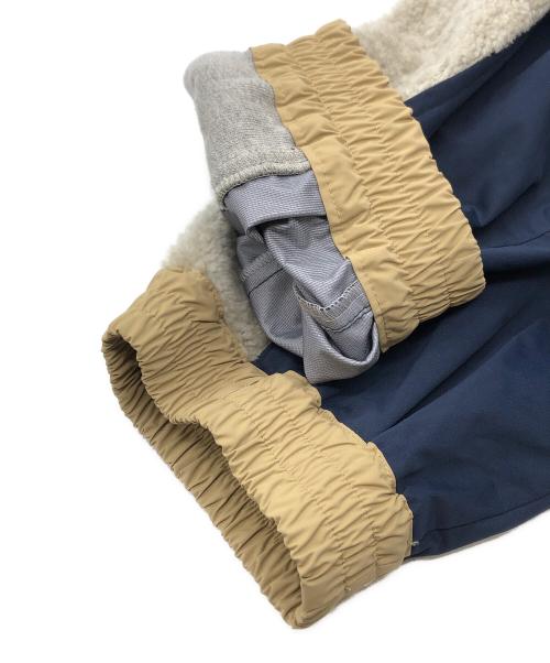 digawel（ディガウェル）DIGAWEL (ディガウェル) 切替ナイロンパンツ ネイビー サイズ:Mの古着・服飾アイテム