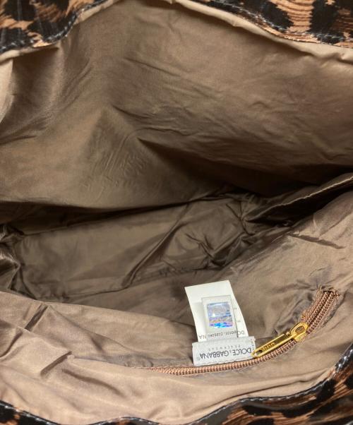 DOLCE & GABBANA（ドルチェ＆ガッバーナ）DOLCE & GABBANA (ドルチェ＆ガッバーナ) レオパードハンドバッグ ブラウン サイズ:下記参照の古着・服飾アイテム