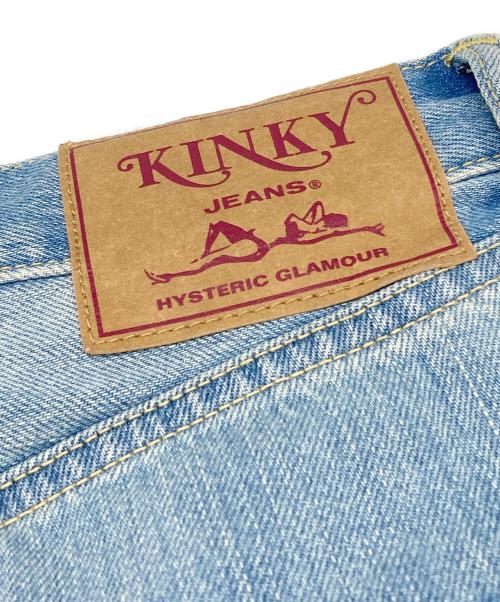 Hysteric Glamour（ヒステリックグラマー）Hysteric Glamour (ヒステリックグラマー) WEEKENDパッチ 60’S XXストレートパンツ インディゴ サイズ:30の古着・服飾アイテム