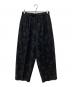 LAD MUSICIAN（ラッドミュージシャン）の古着「フラワープリントタックパンツ」｜ブラック