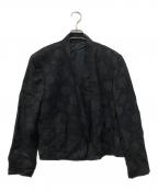 LAD MUSICIANラッドミュージシャン）の古着「ROSE MIX KIMONO SHORT JACKET」｜ブラック
