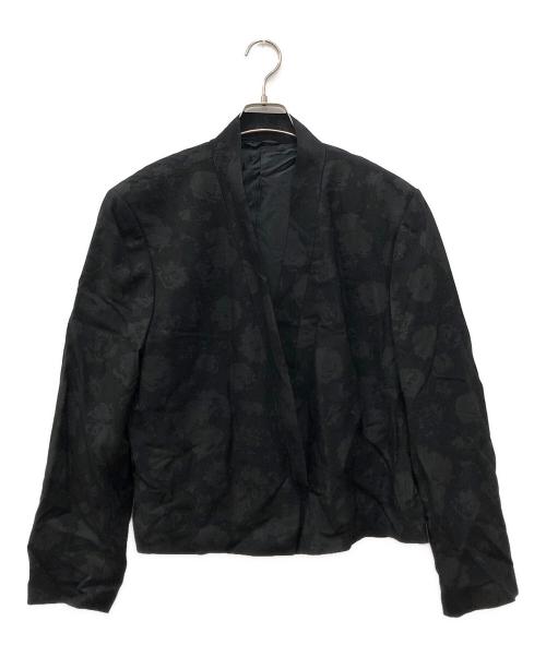 LAD MUSICIAN（ラッドミュージシャン）LAD MUSICIAN (ラッドミュージシャン) ROSE MIX KIMONO SHORT JACKET ブラック サイズ:Sの古着・服飾アイテム