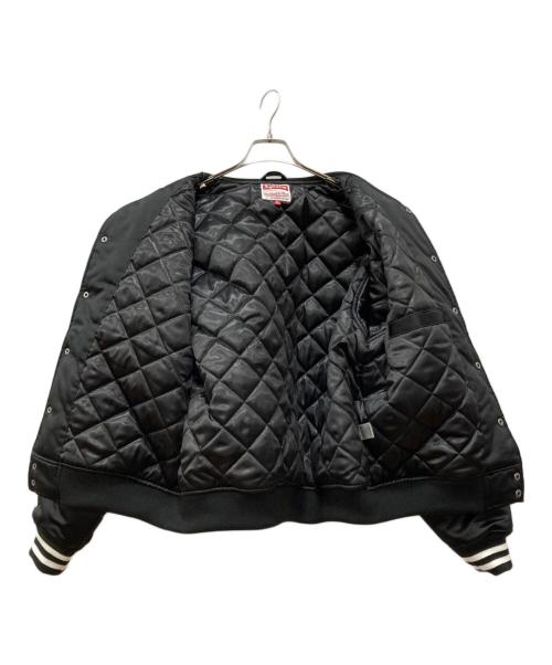 SUPREME（シュプリーム）Supreme (シュプリーム) MITCHELL & NESS (ミッチェルアンドネス) Varsity Jacket ブラック サイズ:Mの古着・服飾アイテム