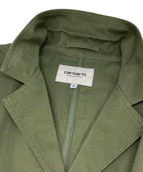 Carhartt WIP（カーハート ワーク イン プログレス）CARHARTT WIP (カーハート ワークインプログレス) MIDLAND BLAZER グリーン サイズ:Mの古着・服飾アイテム