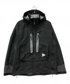 and wanderアンドワンダー）の古着「PERTEX SHIELD rain jacket」｜ブラック