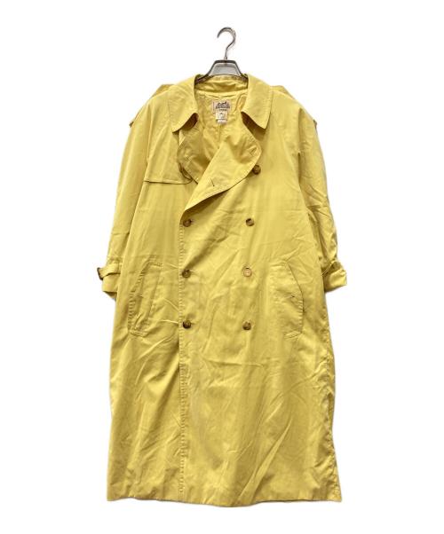 HERMES（エルメス）HERMES (エルメス) トレンチコート イエロー サイズ:46の古着・服飾アイテム