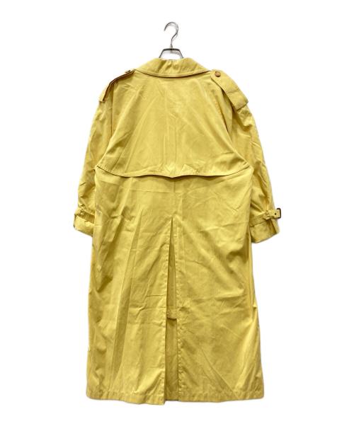 HERMES（エルメス）HERMES (エルメス) トレンチコート イエロー サイズ:46の古着・服飾アイテム