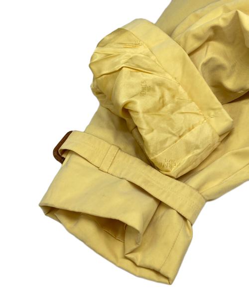 HERMES（エルメス）HERMES (エルメス) トレンチコート イエロー サイズ:46の古着・服飾アイテム