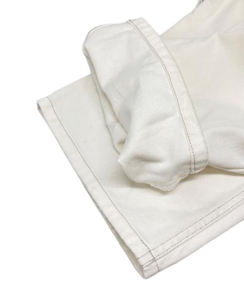 Maison Margiela 1（メゾンマルジェラ 1）Maison Margiela 1 (メゾンマルジェラ 1) 5Pocket Cut スラッシュ デニムパンツ ホワイト サイズ:38の古着・服飾アイテム