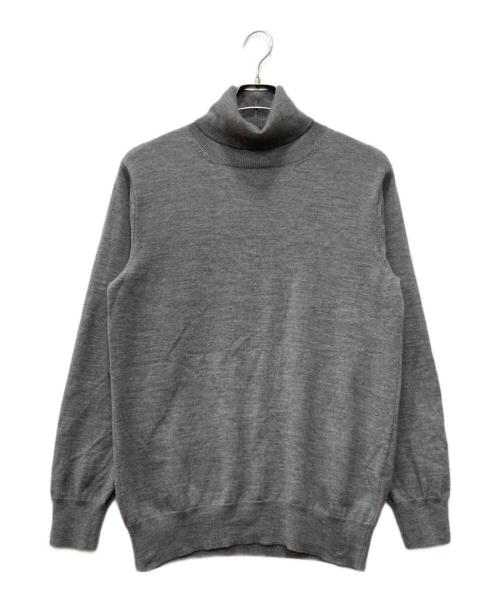 COMME des GARCONS JUNYA WATANABE MAN（コム デ ギャルソン ジュンヤ ワタナベ マン）COMME des GARCONS JUNYA WATANABE MAN (コム デ ギャルソン ジュンヤ ワタナベ マン) タートルネックニット グレー サイズ:Mの古着・服飾アイテム