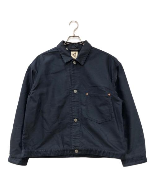 Traditional Weatherwear（トラディショナルウェザーウェア）Traditional Weatherwear (トラディショナルウェザーウェア) コットンジャケット ネイビー サイズ:38の古着・服飾アイテム