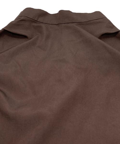 Humoresque（ユーモレスク）Humoresque (ユーモレスク) highneck drape blouse ブラウン サイズ:FREEの古着・服飾アイテム