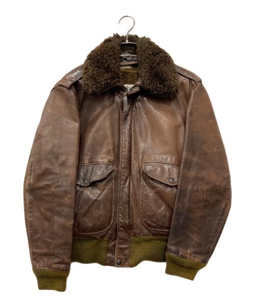 Schott（ショット）Schott (ショット) G-1フライトレザージャケット ブラウン サイズ:38の古着・服飾アイテム